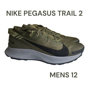 Nike Pegasus Trail 2 Sneakers Shoes Men's Size 12 NEW Medium Olive Green